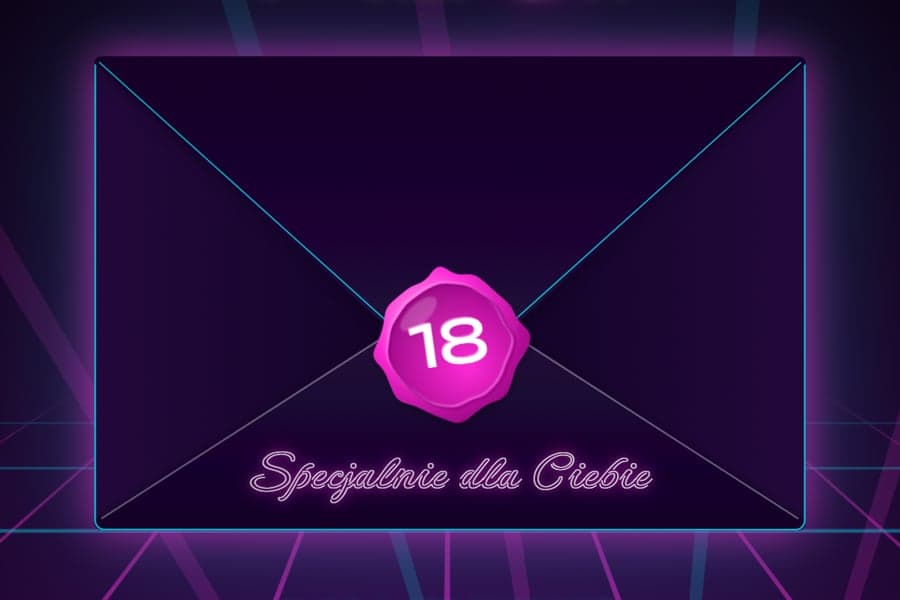Invitation on a phone screen — Martyna's 18th birthday